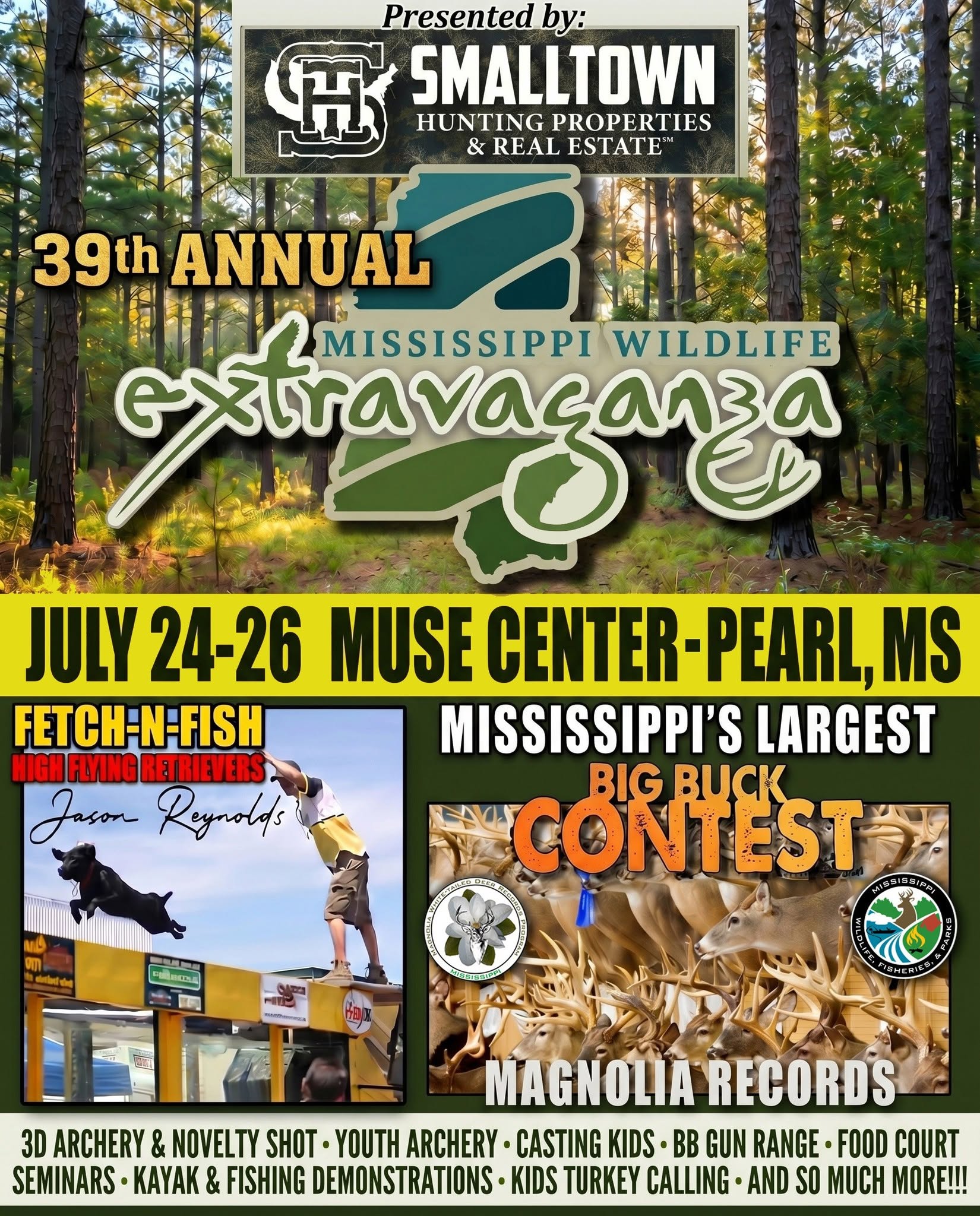 Mississippi Wildlife Extravaganza flyer